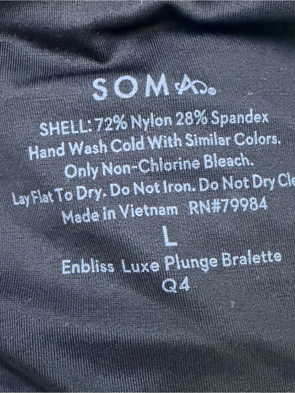 TWO Soma Enbliss® Luxe Plunge Bralettes (size L) - Picture 6 of 11